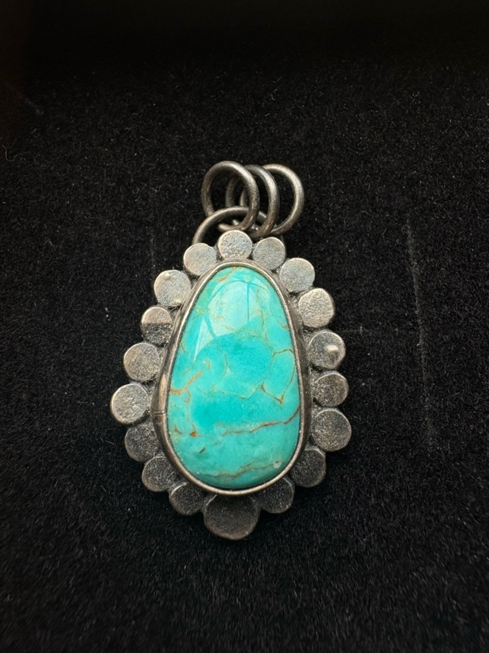 Turquoise necklace pendant